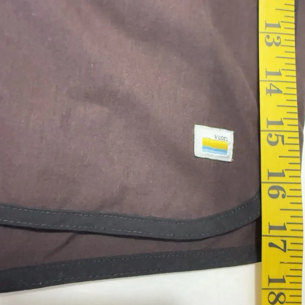 Vuori Brown Hybrid Shorts Swim Gym Outdoor Activewear Performance Men’s Size S